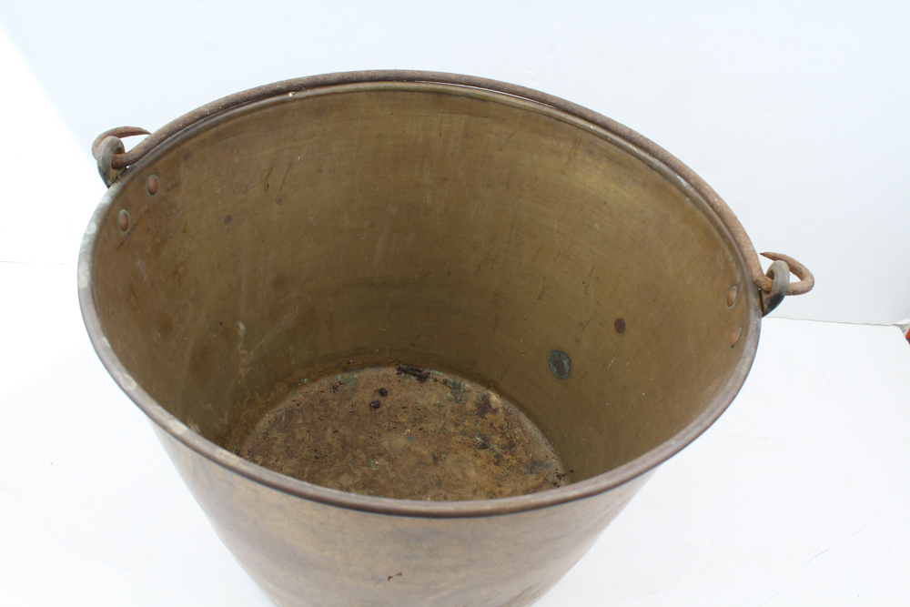 Vintage Brass Bucket