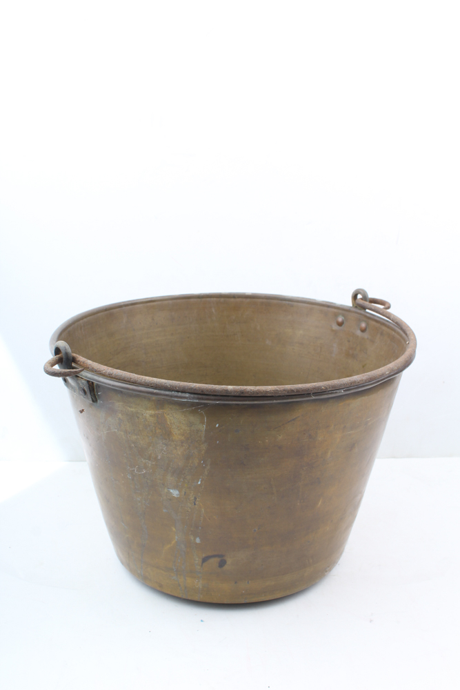 Vintage Brass Bucket