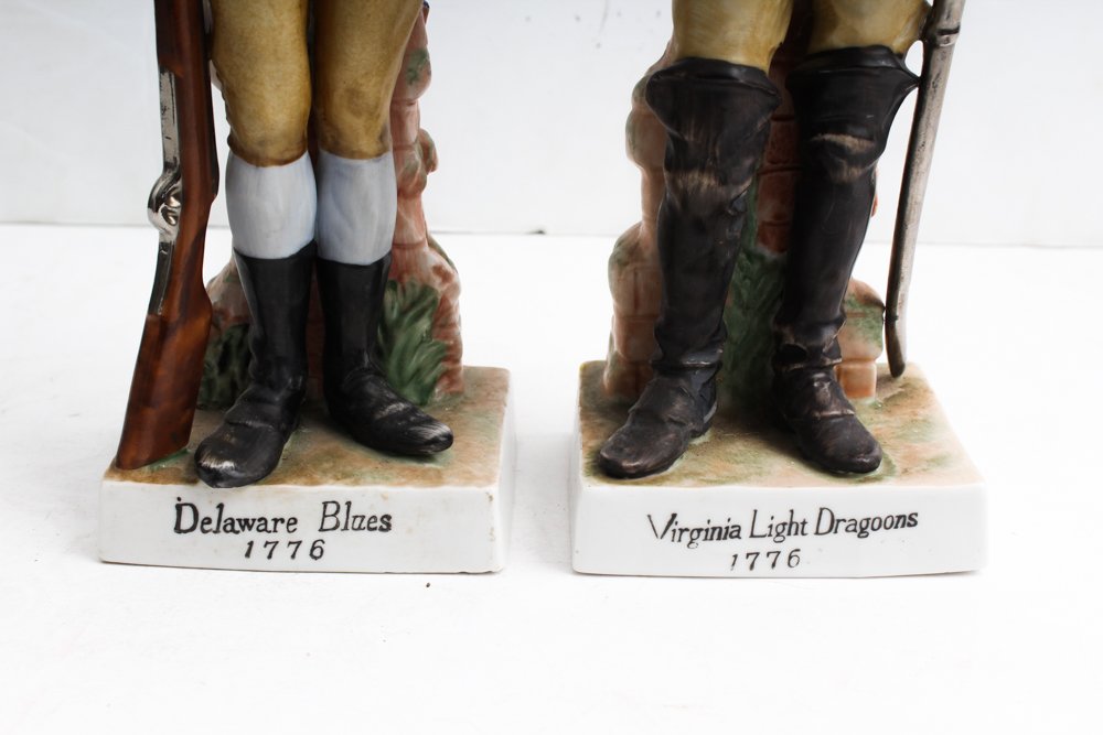 Pair of Revolutionary War Ceramic Figurines
