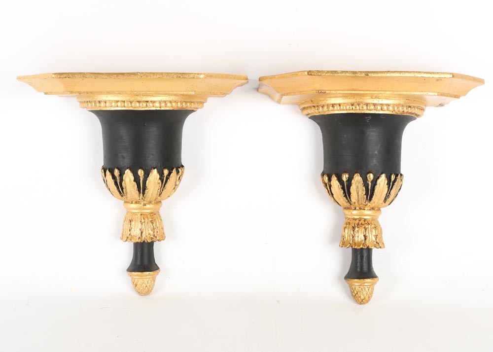 Trowbridge Framed Botanical Offset Lithographs and Wall Sconces