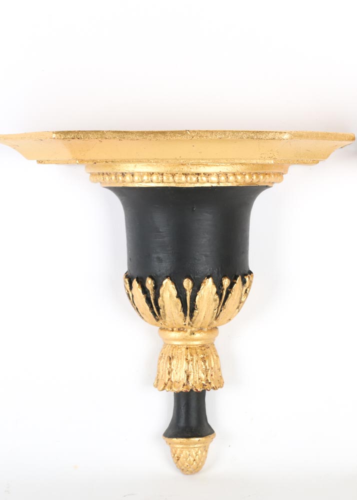 Trowbridge Framed Botanical Offset Lithographs and Wall Sconces