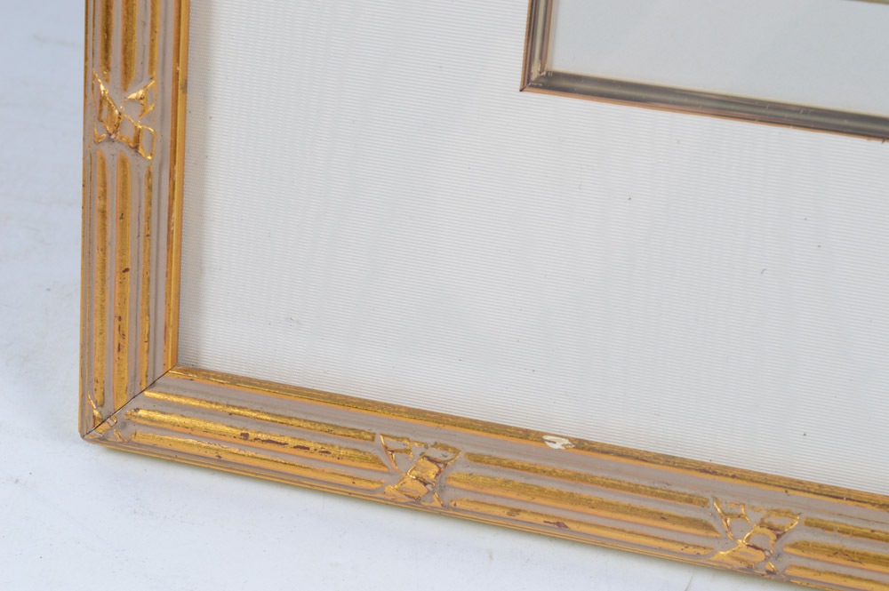 Louis Feraud Hand Embellished Fashion Print