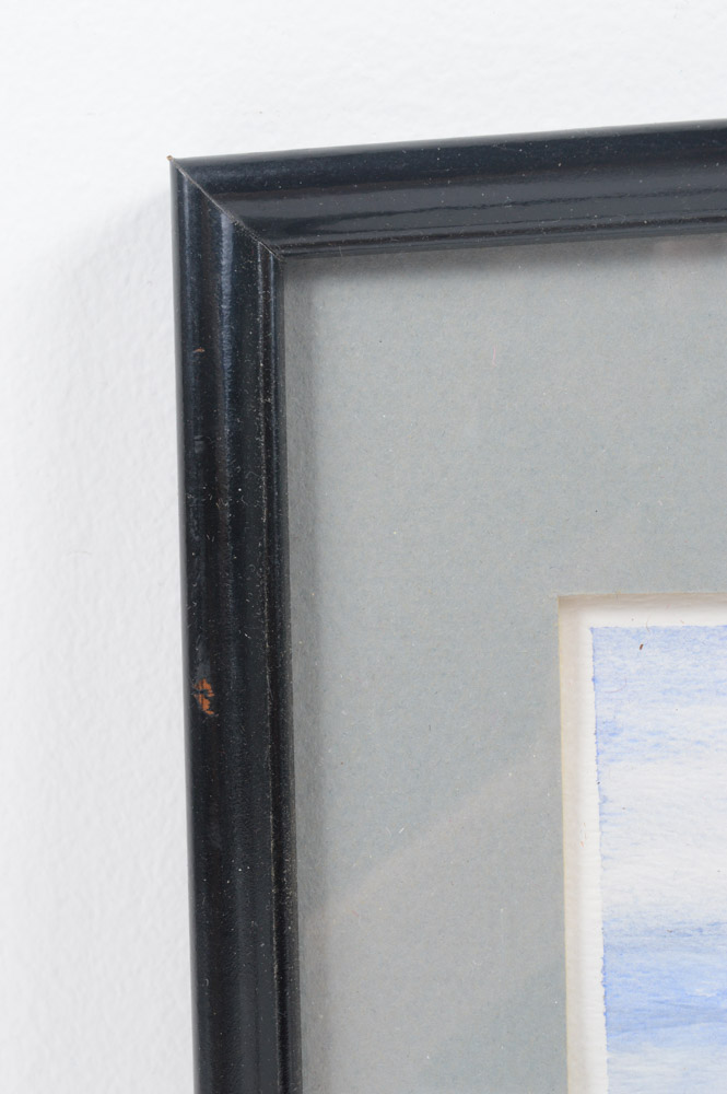 Watercolor Painting "Wat Benjamaborpit"