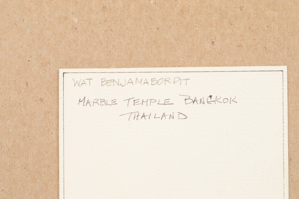Watercolor Painting "Wat Benjamaborpit"