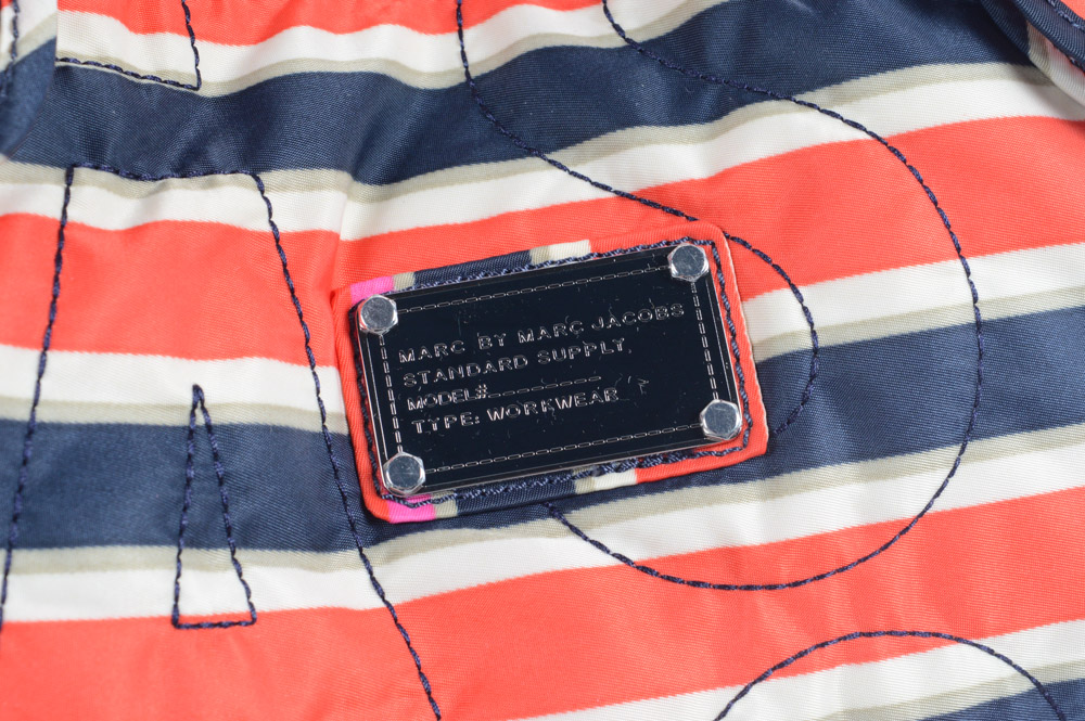 Marc by Marc Jacobs Tate Striped Nylon Tote Bag