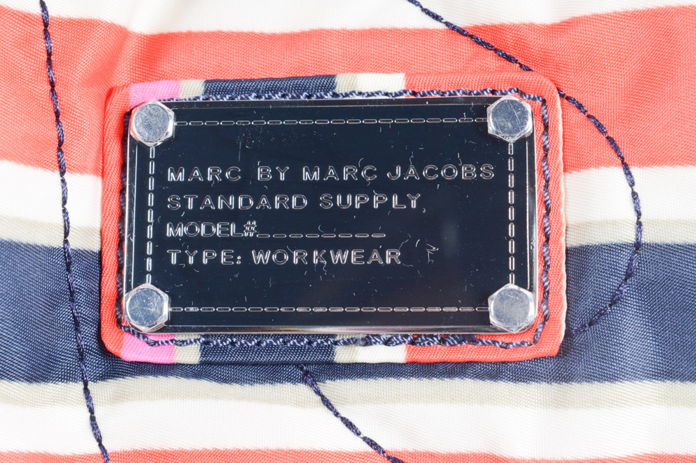 Marc by Marc Jacobs Tate Striped Nylon Tote Bag