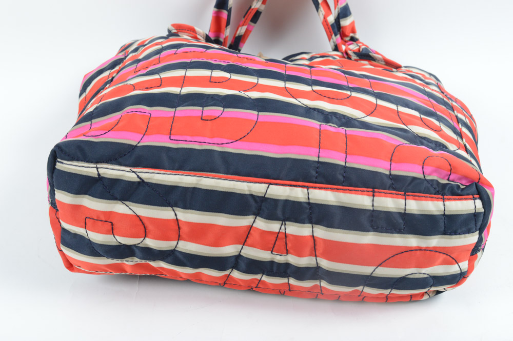 Marc by Marc Jacobs Tate Striped Nylon Tote Bag