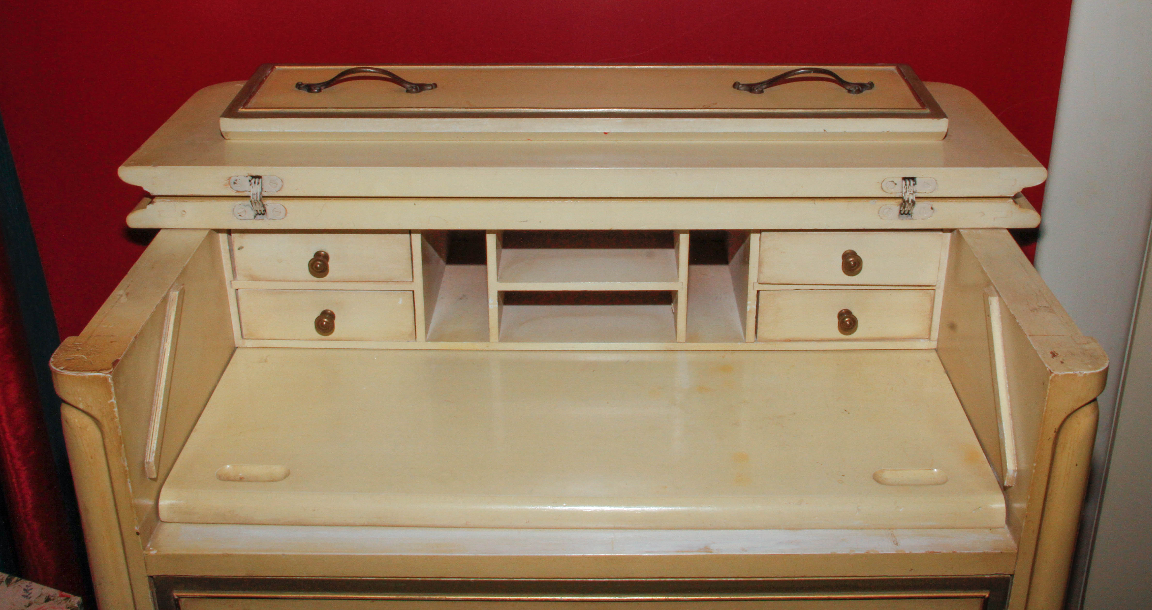 French Provincial Style Secretary Desk by Drexel