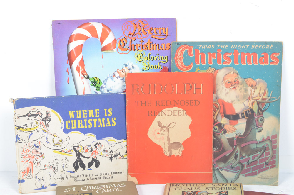 Vintage Children's Christmas Books