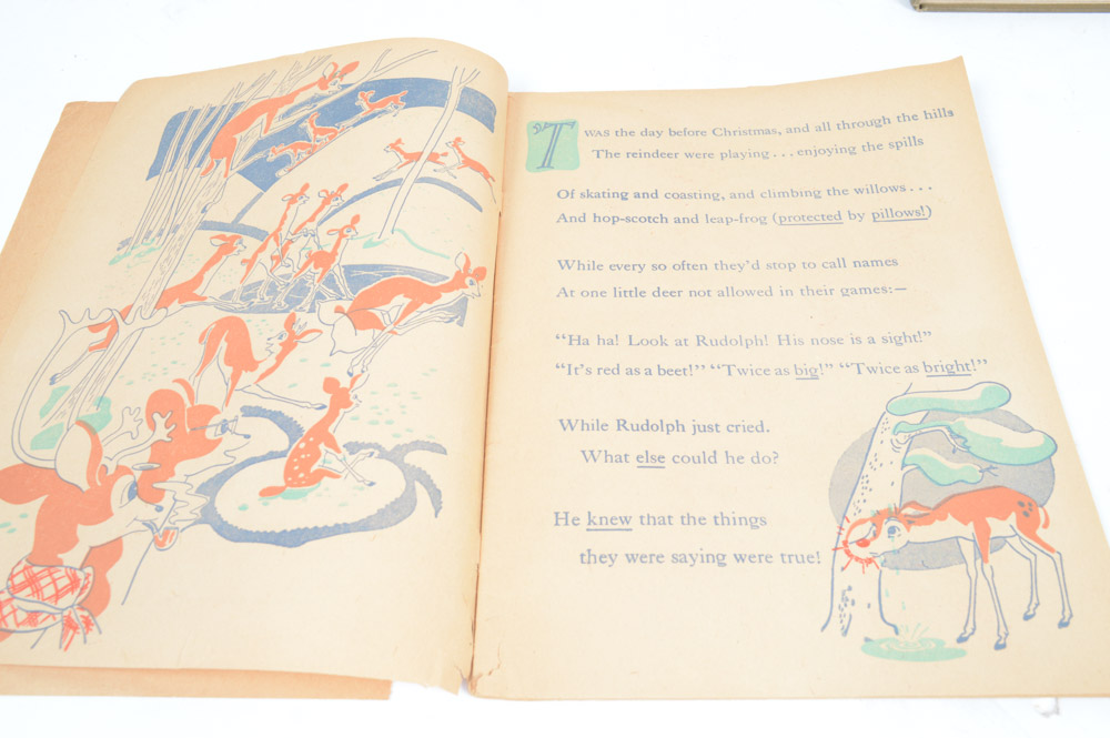 Vintage Children's Christmas Books