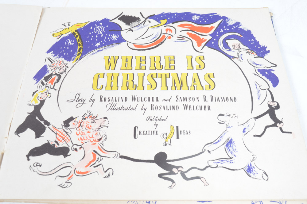 Vintage Children's Christmas Books