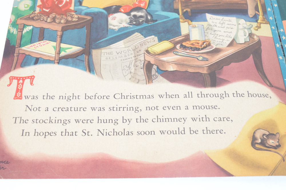 Vintage Children's Christmas Books