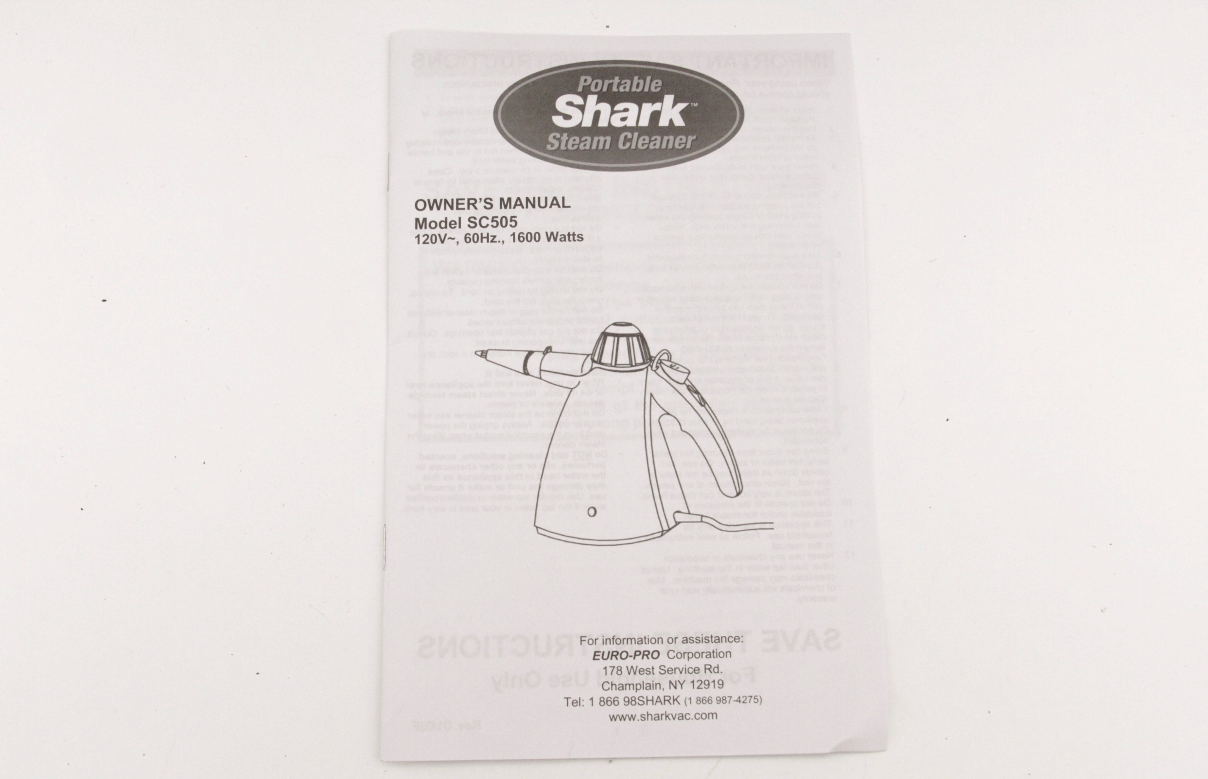 Portable Shark Steam Cleaner