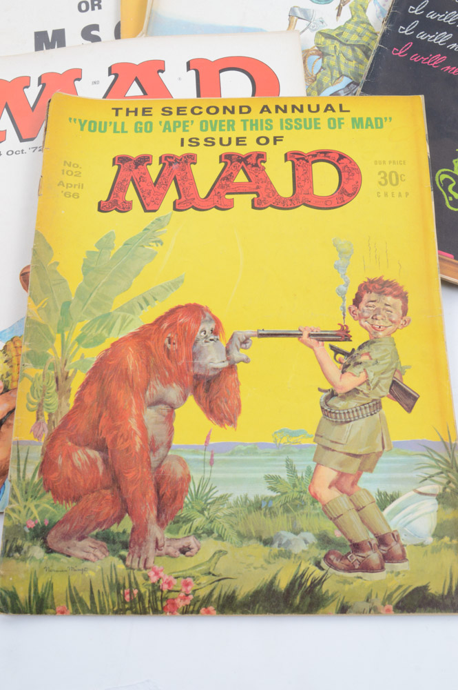 Collection of Vintage "Mad" Magazines