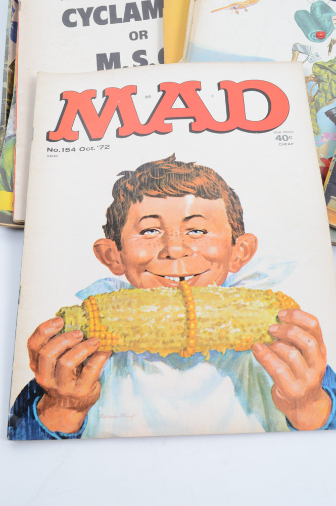 Collection of Vintage "Mad" Magazines