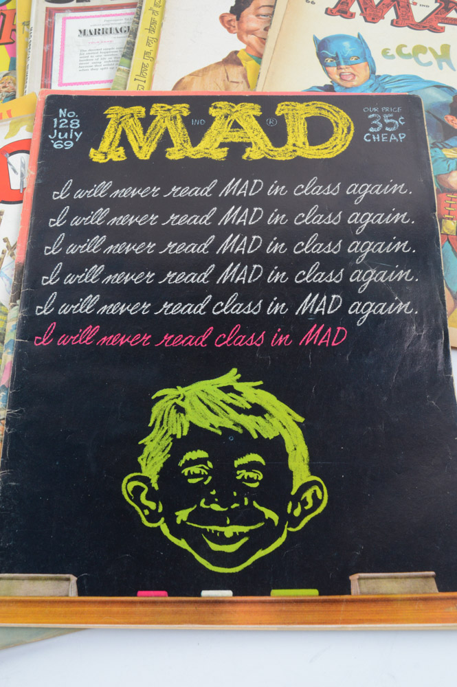 Collection of Vintage "Mad" Magazines