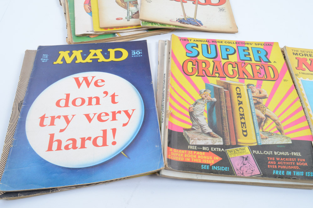 Collection of Vintage "Mad" Magazines
