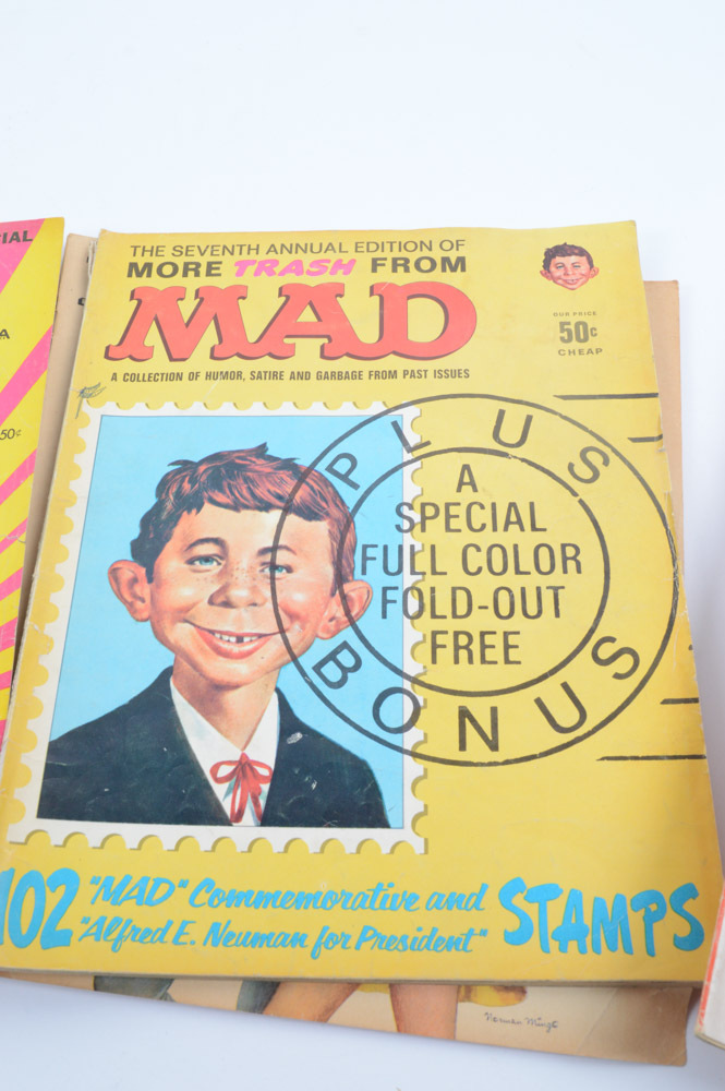 Collection of Vintage "Mad" Magazines