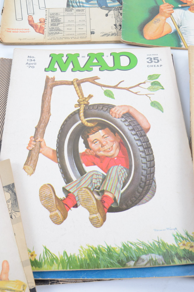 Collection of Vintage "Mad" Magazines