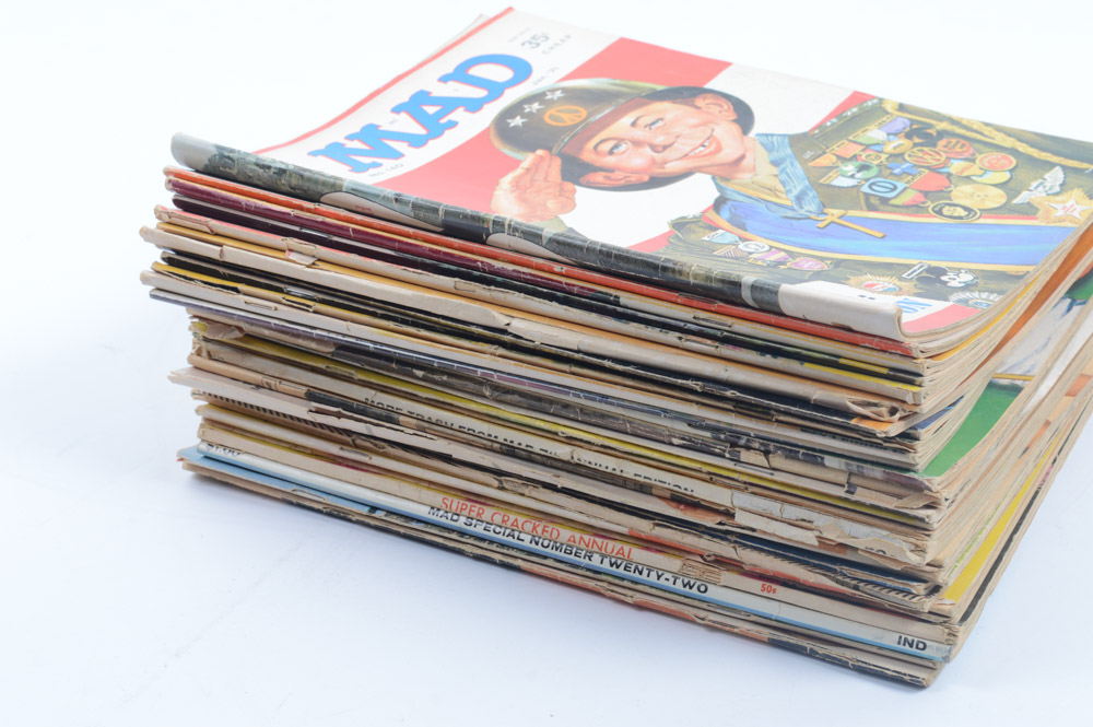 Collection of Vintage "Mad" Magazines