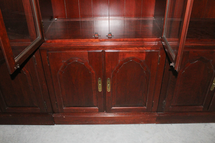 Knob Creek Six-Piece Library Wall With Cabinets