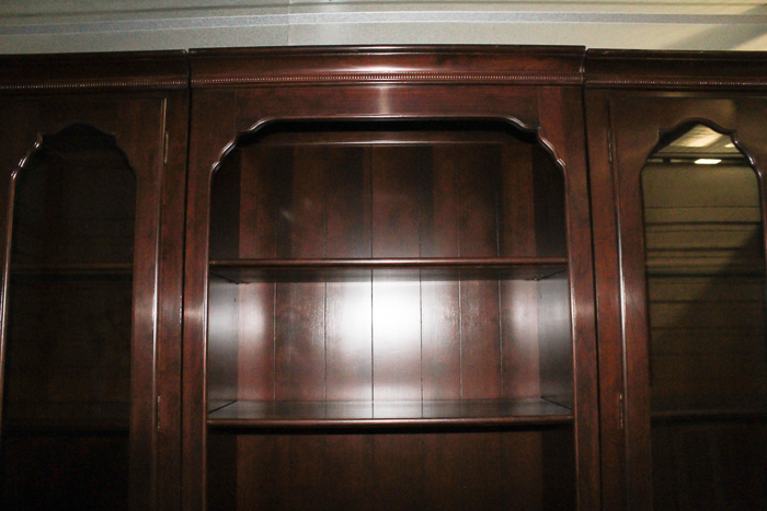 Knob Creek Six-Piece Library Wall With Cabinets