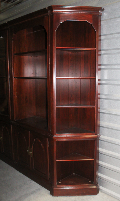 Knob Creek Six-Piece Library Wall With Cabinets