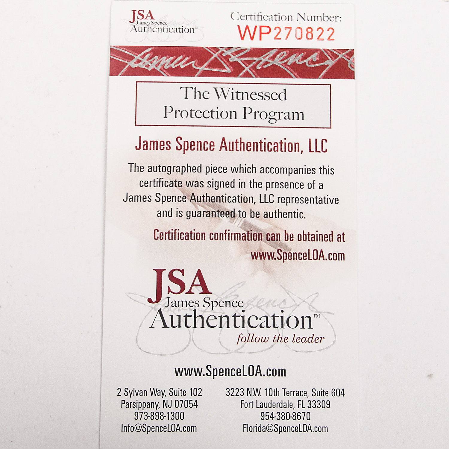 Magic Johnson Signed Photo - JSA COA