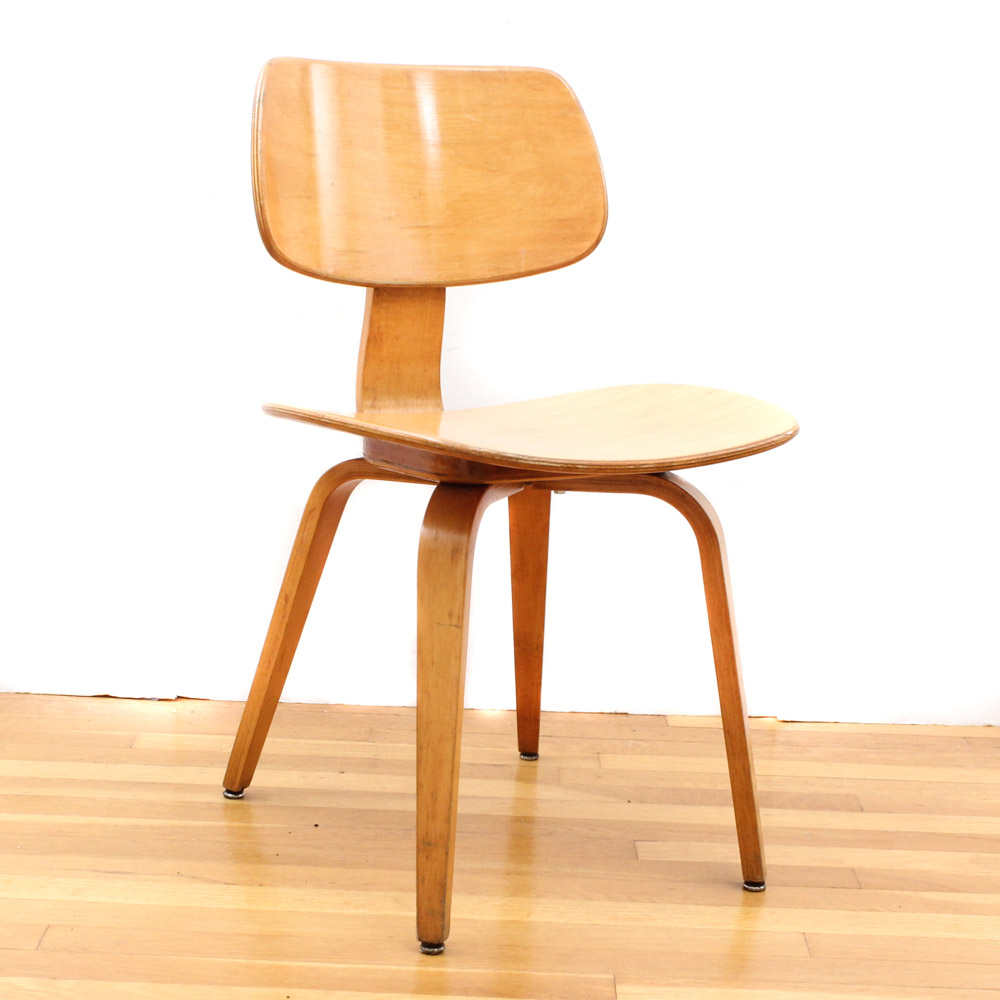 1950s Era Thonet Blonde Walnut Bentwood Chair