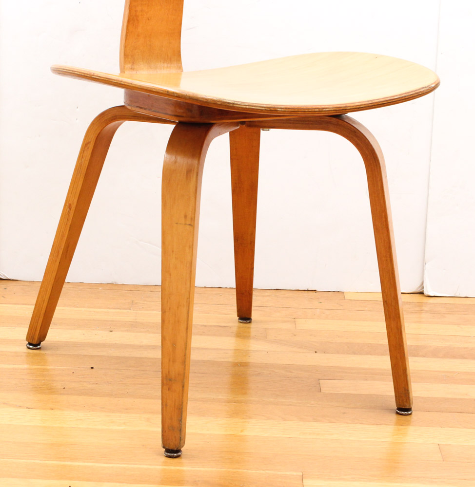 1950s Era Thonet Blonde Walnut Bentwood Chair
