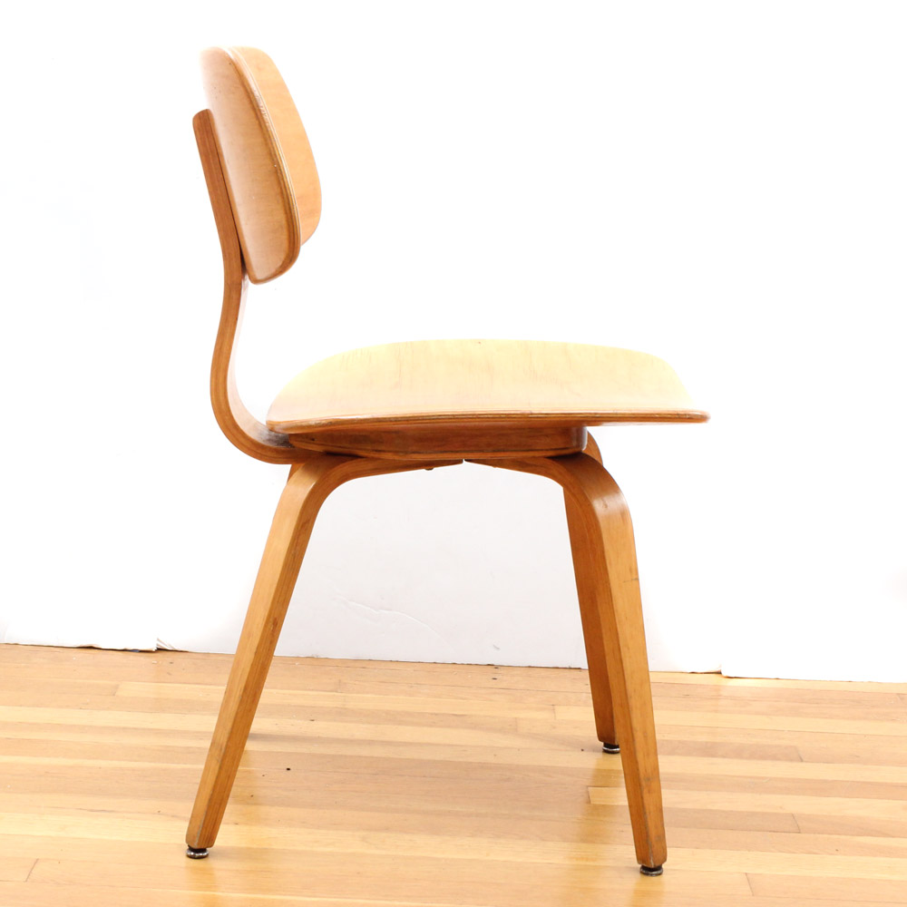 1950s Era Thonet Blonde Walnut Bentwood Chair