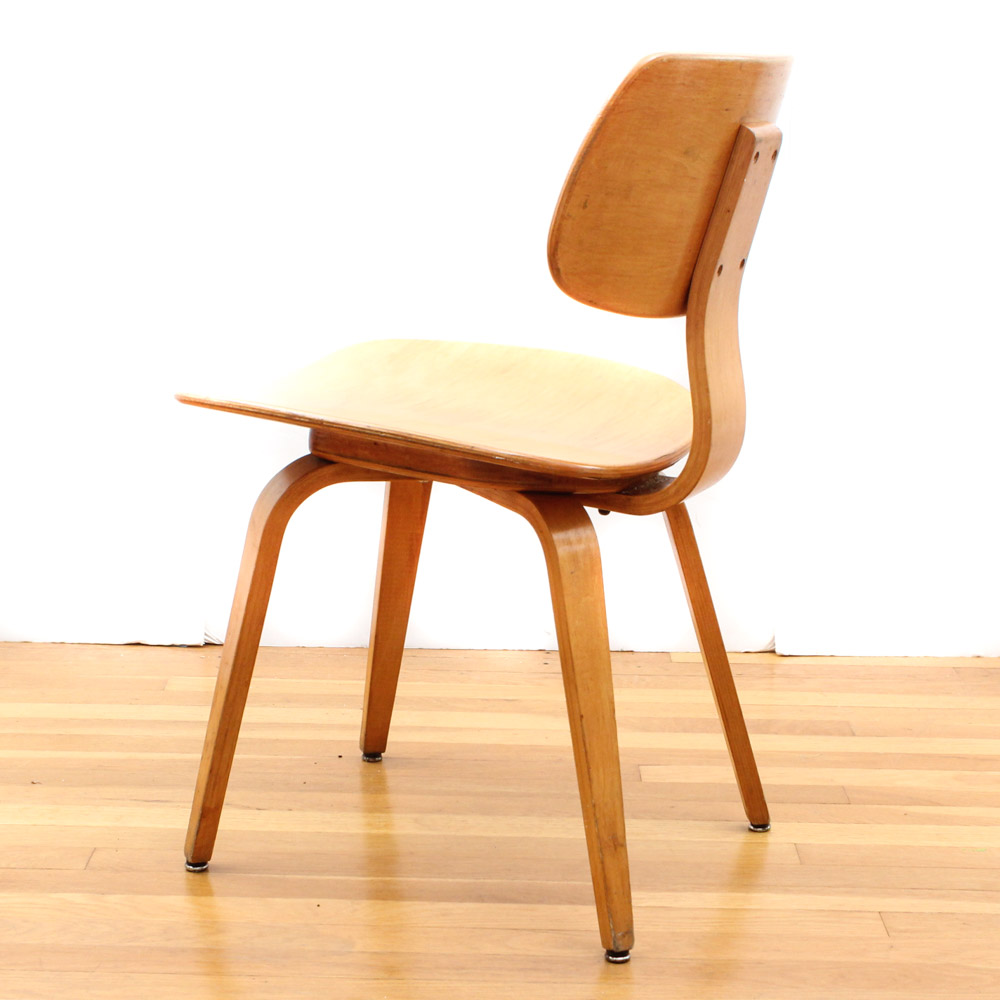 1950s Era Thonet Blonde Walnut Bentwood Chair