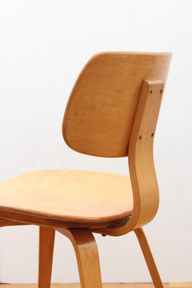 1950s Era Thonet Blonde Walnut Bentwood Chair