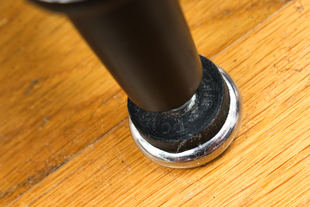 Rare 1956 Rosewood Eames Lounge Chair with Later Ottoman