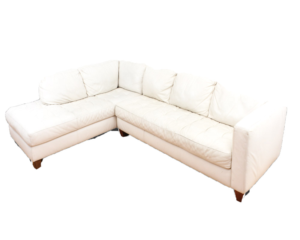 Natuzzi Editions by Interior Concepts Leather Sectional Sofa