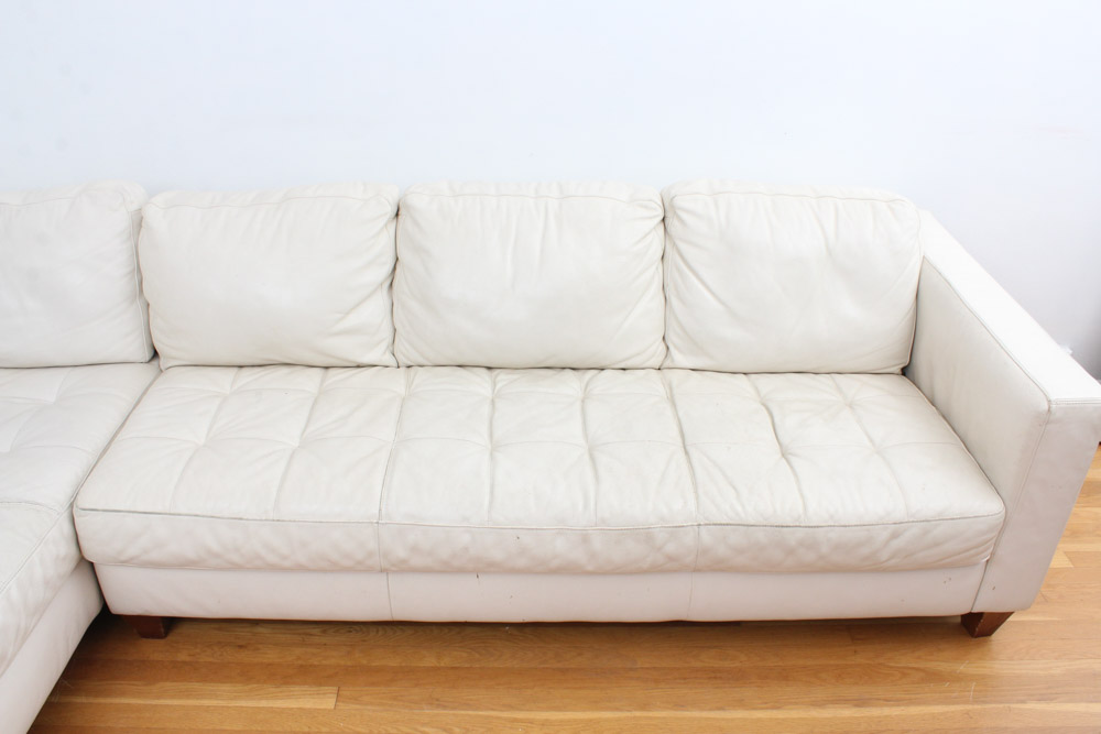 Natuzzi Editions by Interior Concepts Leather Sectional Sofa