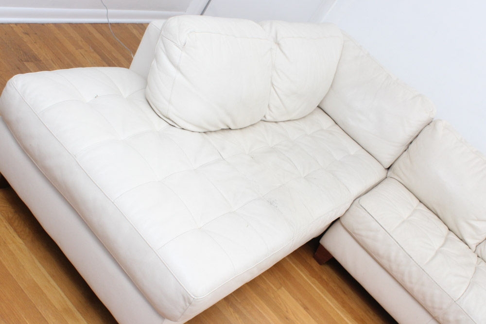 Natuzzi Editions by Interior Concepts Leather Sectional Sofa