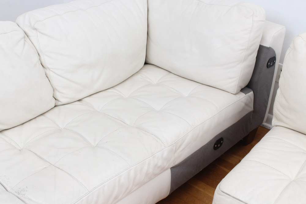 Natuzzi Editions by Interior Concepts Leather Sectional Sofa