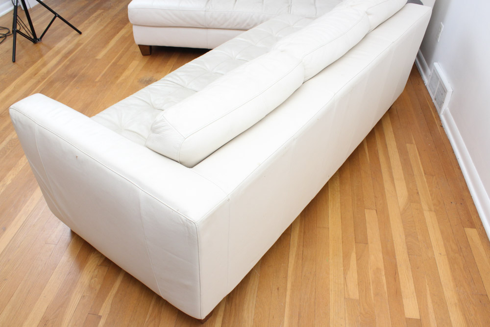 Natuzzi Editions by Interior Concepts Leather Sectional Sofa