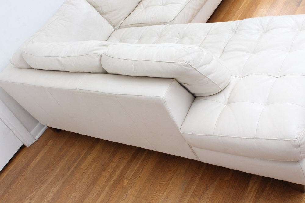 Natuzzi Editions by Interior Concepts Leather Sectional Sofa
