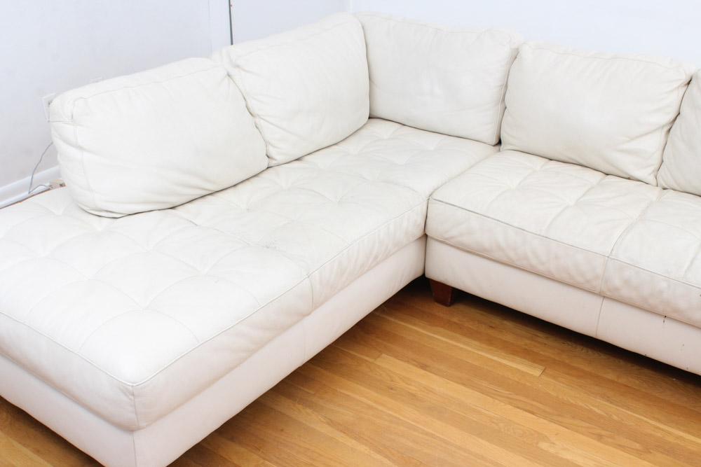 Natuzzi Editions by Interior Concepts Leather Sectional Sofa