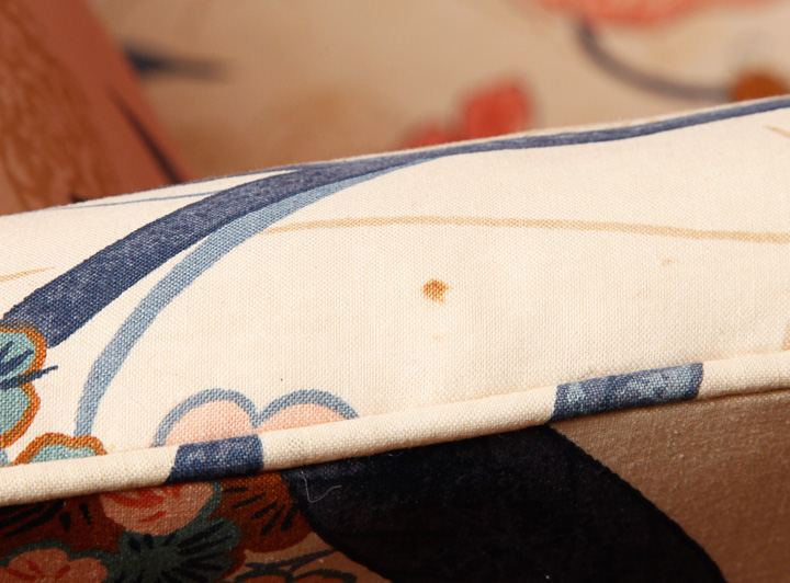 Floral Upholstered Wingback Chair by Heritage