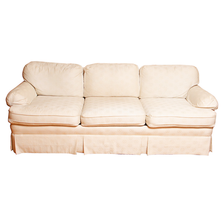 Upholstered Roll Arm Sofa by Heritage