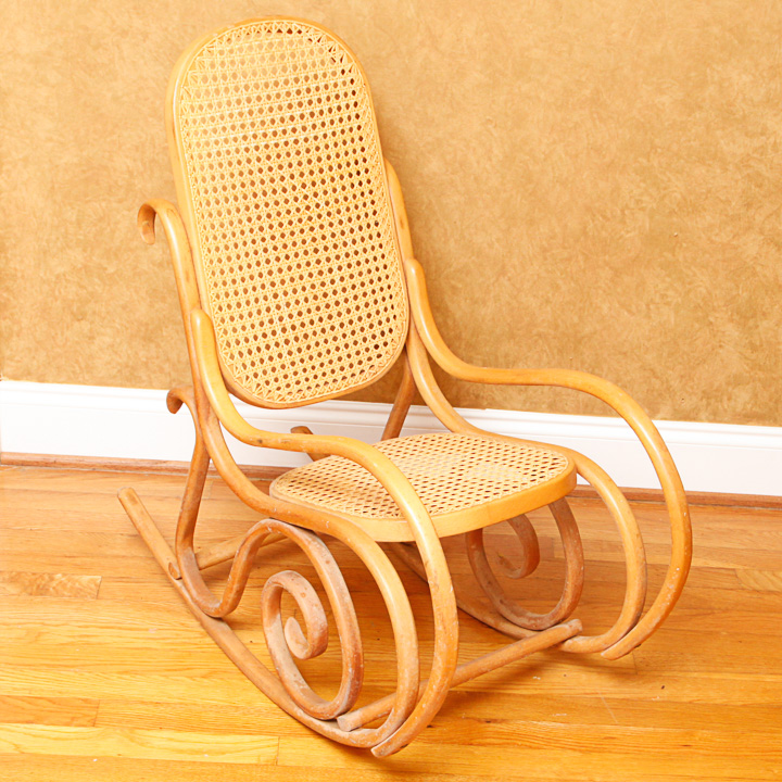Vintage Bentwood Child Sized Rocking Chair