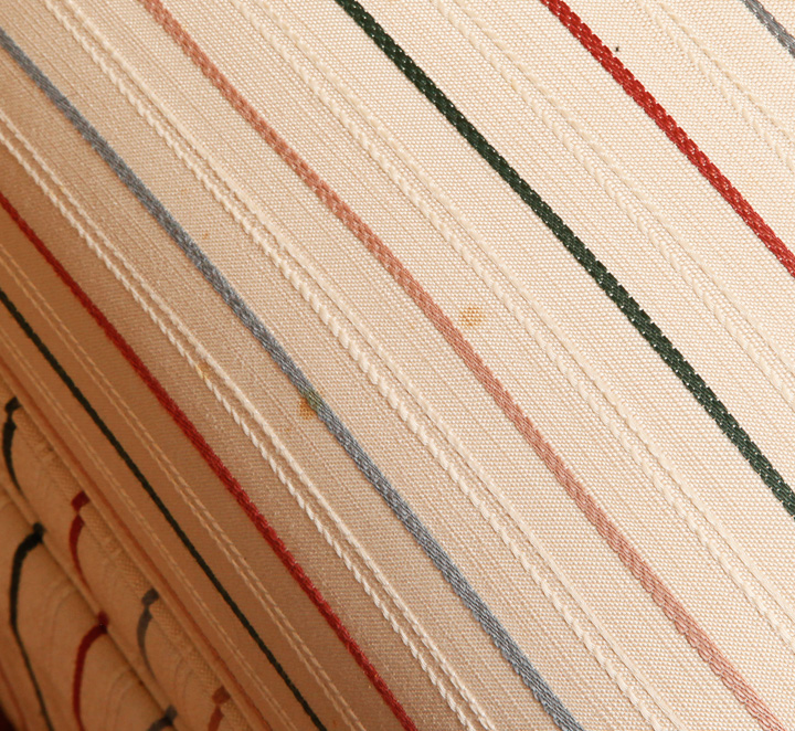 Pin-Striped Side Chair by Heritage