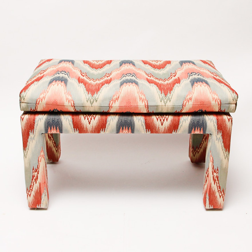 Upholstered Ottoman by Drexel