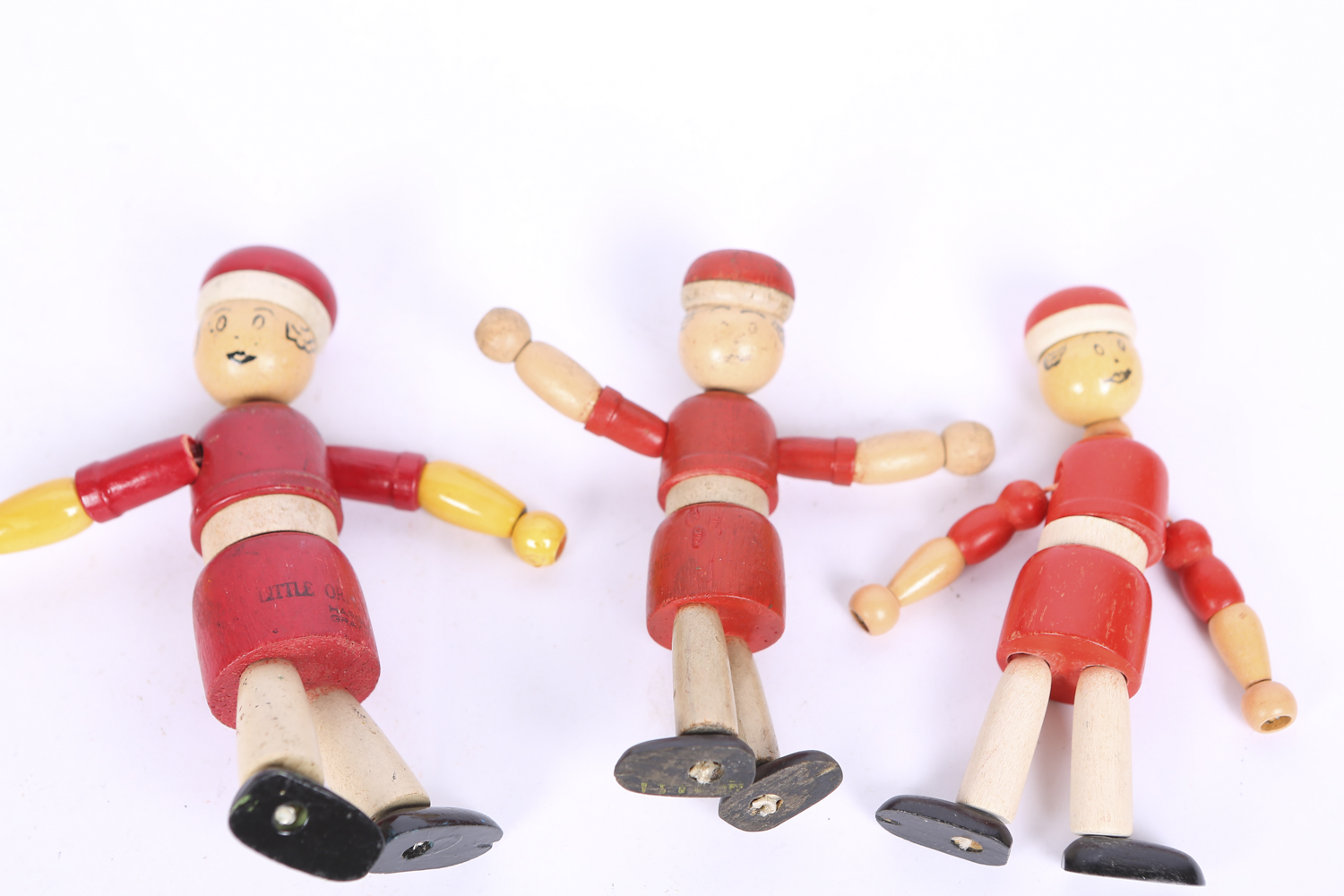 Set of Harold Gray "Little Orphan Annie" Wooden Dolls