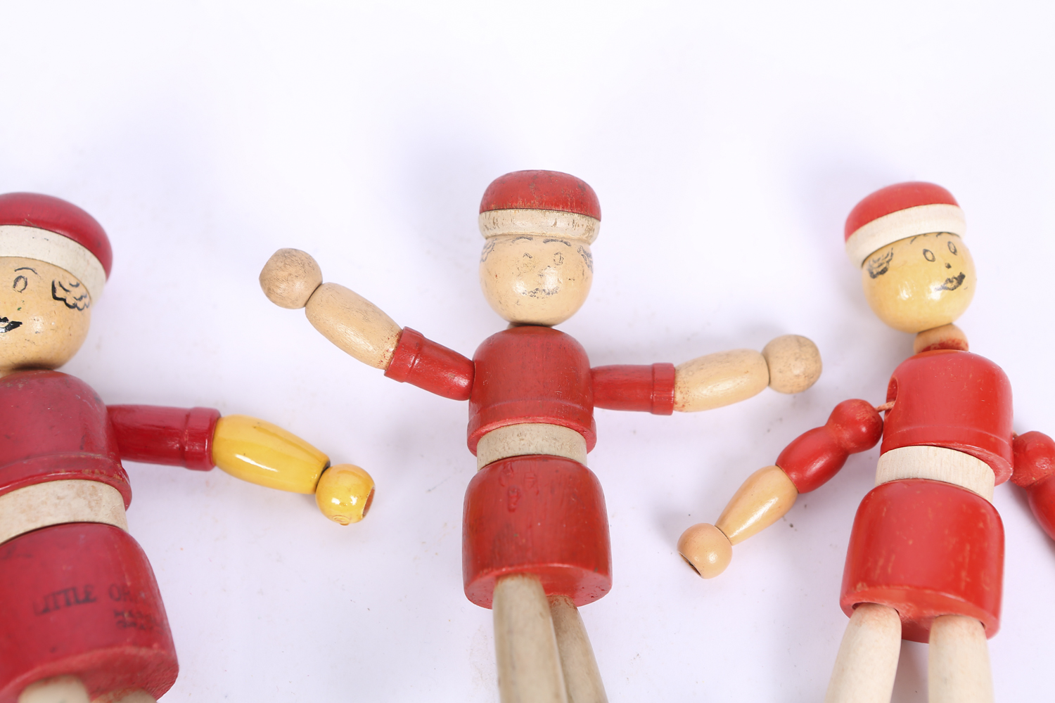 Set of Harold Gray "Little Orphan Annie" Wooden Dolls