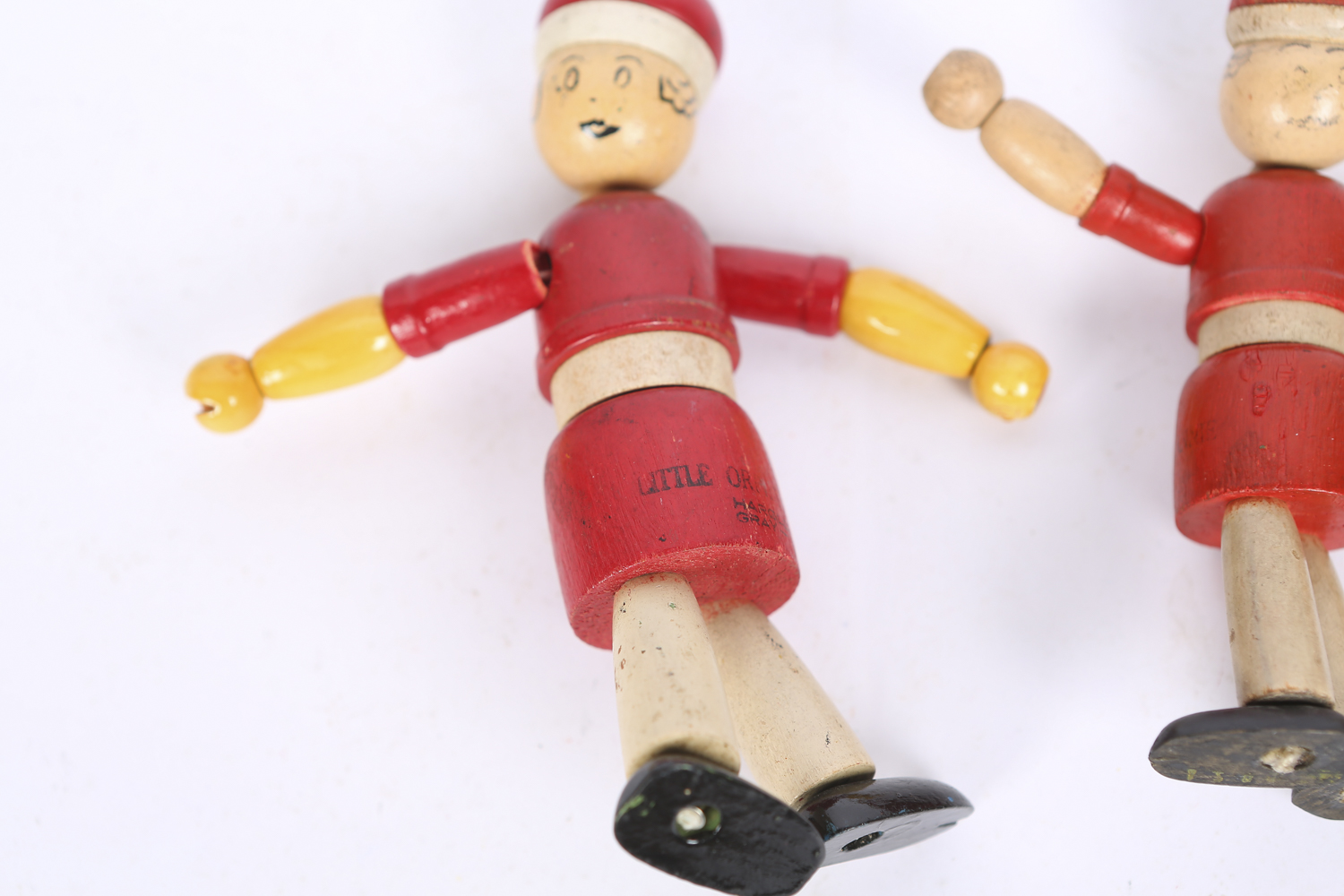 Set of Harold Gray "Little Orphan Annie" Wooden Dolls