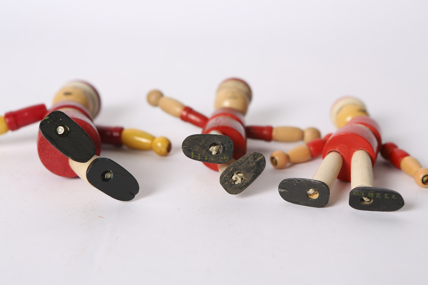 Set of Harold Gray "Little Orphan Annie" Wooden Dolls